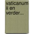 Vaticanum II en verder...