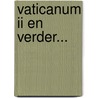 Vaticanum II en verder... door J.W.M. Hendriks