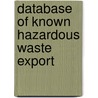 Database of known hazardous waste export door Joseph Heller