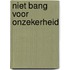 Niet bang voor onzekerheid