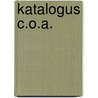 Katalogus c.o.a. door Robert Mulder