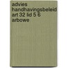 Advies handhavingsbeleid art 32 lid 5 6 arbowe by Unknown
