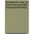 Loopbanen naar en door het secundair beroepsonderwijs