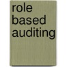 Role based auditing door Onbekend