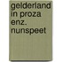 Gelderland in proza enz. nunspeet