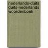 Nederlands-duits duits-nederlands woordenboek door Onbekend