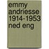 Emmy andriesse 1914-1953 ned eng