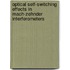 Optical Self-Switching Effects in Mach-Zehnder Interferometers