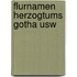 Flurnamen herzogtums gotha usw