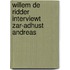 Willem de Ridder interviewt Zar-Adhust Andreas