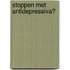 Stoppen met antidepressiva?