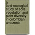 A land-ecological study of soils, vegetation and plant diversity in Colombian Amazonia