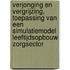 Verjonging en vergrijzing, toepassing van een simulatiemodel leeftijdsopbouw zorgsector