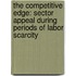 The competitive edge: sector appeal during periods of labor scarcity