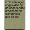 Inzet van lager opgeleiden op de Nederlandse arbeidsmarkt: werkgevers aan de zet by J. Schippers