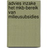 Advies inzake het MKB-bereik van milieusubsidies by Unknown