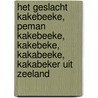 Het geslacht Kakebeeke, Peman Kakebeeke, Kakebeke, Kakabeeke, Kakabeker uit Zeeland door C.E.G. ten Houte de Lange