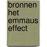 Bronnen het emmaus effect by Voorde