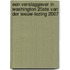 Een verslaggever in Washington 25ste van der leeuw-lezing 2007