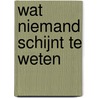Wat niemand schijnt te weten door Taverne