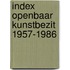 Index openbaar kunstbezit 1957-1986
