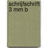 Schrijfschrift 3 mm B