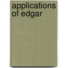Applications of EDGAR door Onbekend