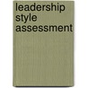 Leadership Style Assessment door H. Bremer