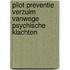 Pilot preventie verzuim vanwege psychische klachten