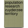 Population research zuyderzee territory door Onbekend