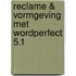 Reclame & vormgeving met wordperfect 5.1