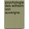 Psychologie des wilheim von auvergne door Werner