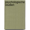 Psychologische Studien door W. Wundt