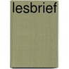 Lesbrief by J. Papenborg
