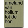 Ameland van hollum tot de hon door Piet Bakker