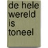 De hele wereld is toneel