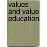 Values and value education door Onbekend