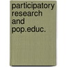 Participatory research and pop.educ. door Gianotten
