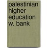 Palestinian higher education w. bank door Ribbelink