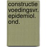 Constructie voedingsvr. epidemiol. ond. by Deursen