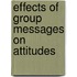 Effects of group messages on attitudes