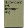 Duizendjarig ryk beknopte uitg. by Heer