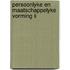 Persoonlyke en maatschappelyke vorming ii