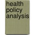 Health policy analysis