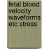 Fetal blood velocity waveforms etc stress