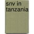 Snv in tanzania