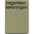 Negentien tekeningen