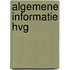 Algemene informatie hvg
