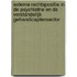 Externe rechtspositie in de psychiatrie en de verstandelijk gehandicaptensector