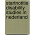 Startnotitie Disability Studies in Nederland